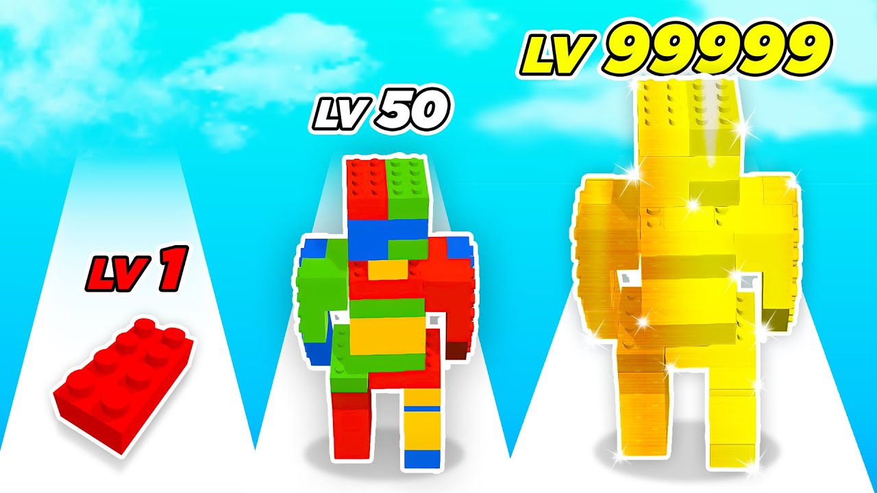 Усовершенствуем LEGO Bricks, установив мировой рекорд! | Brick Runner 3D