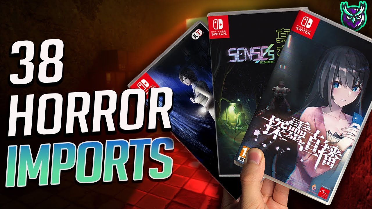 38 Horror Game Imports for Nintendo Switch