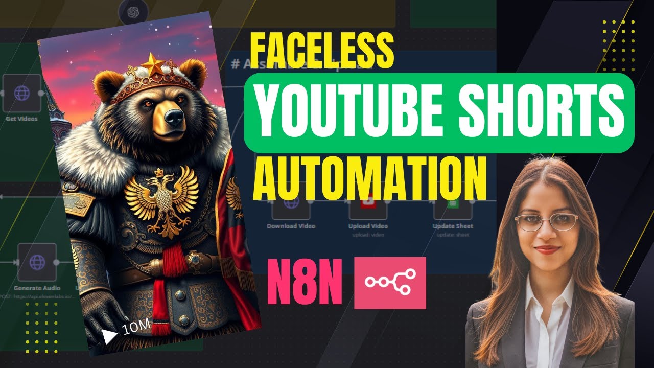 Automate Faceless Youtube Shorts with AI - n8n Youtube Automation