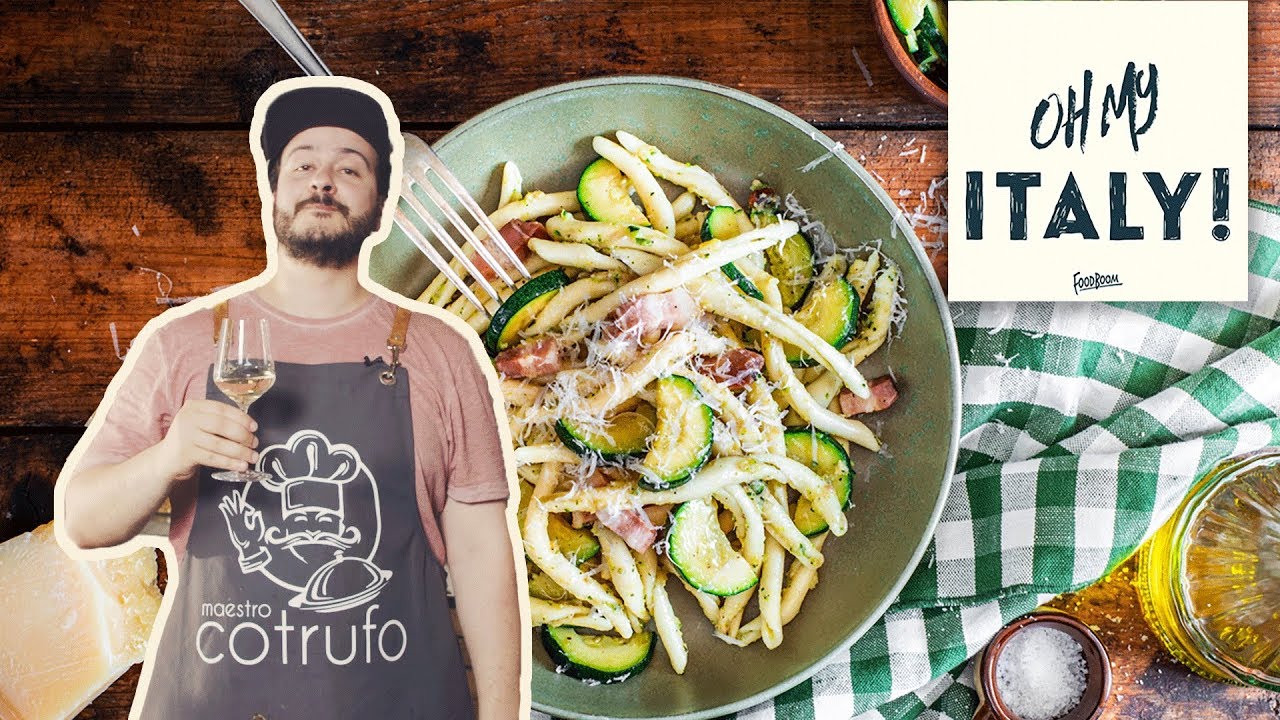 Fileja mit Zucchini und Pancetta – Rezept für echte Pasta-Liebhaber