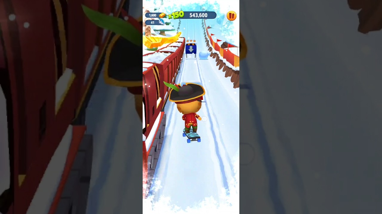 Talking Tom Corrida do Ouro - Defeito tô skate com você. ✌️😍 Ginger Pirata jogos de Dash GEO.