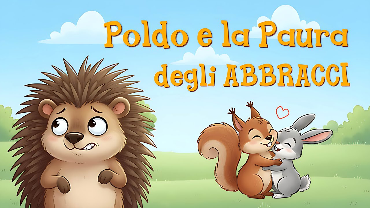 Poldo e la Paura degli Abbracci 🦔😳 | Favola divertente per bambini