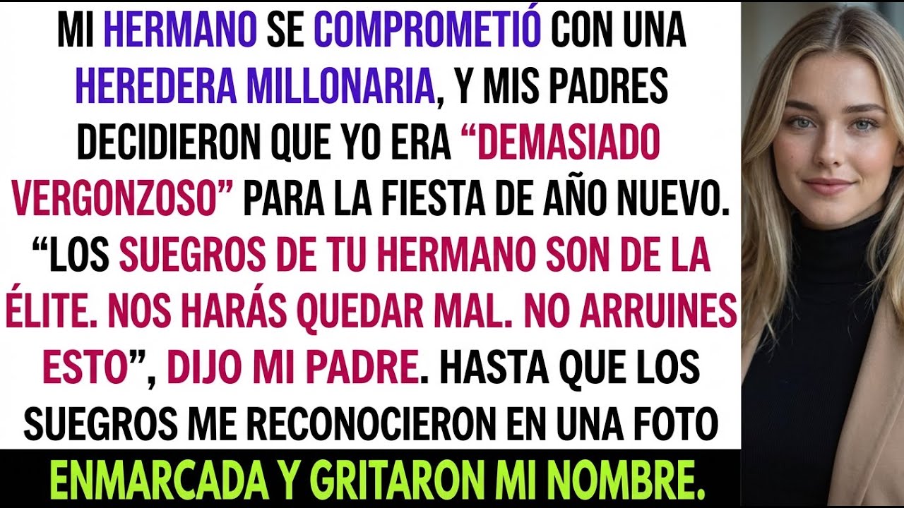 Mi hermano me ocultó de sus suegros de la élite — hasta que me reconocieron en la fiesta