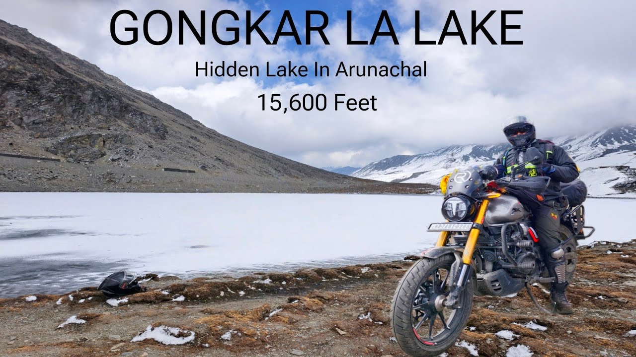 Lost in Arunachal Mountains 😱 Jang to Gongkar La Lake Off-Road in Snow & IceDeadly Black Ice Ride 🥶 