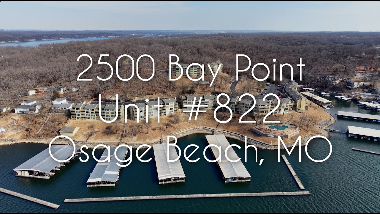 Lakefront Luxury in Osage Beach 🌊 | 3 Bed, 3 Bath Turn-Key Condo at Bay Point w/ Boat Slip!