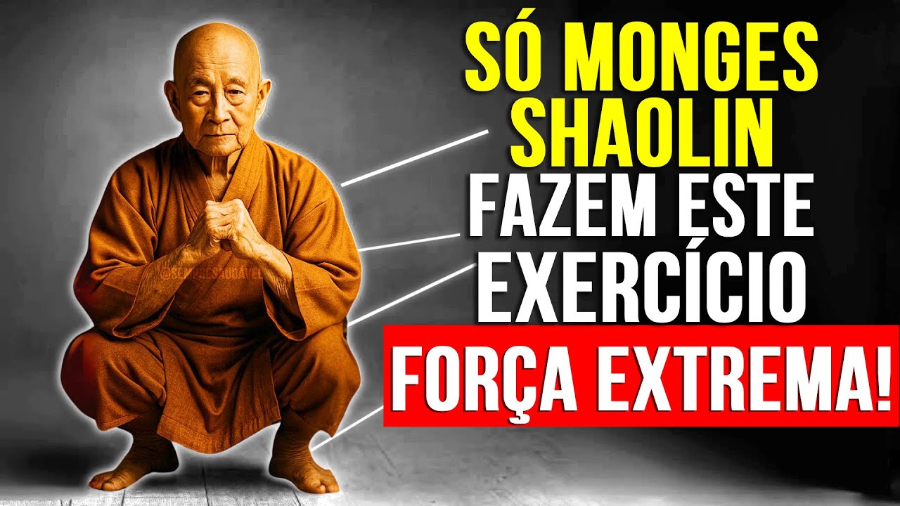 6 Exercícios que só Monges Shaolin fazem para Manter Força até os 90 anos