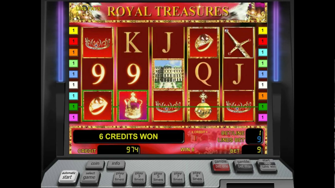 Как играть в игровой автомат Royal Treasures. Обучающее видео.
