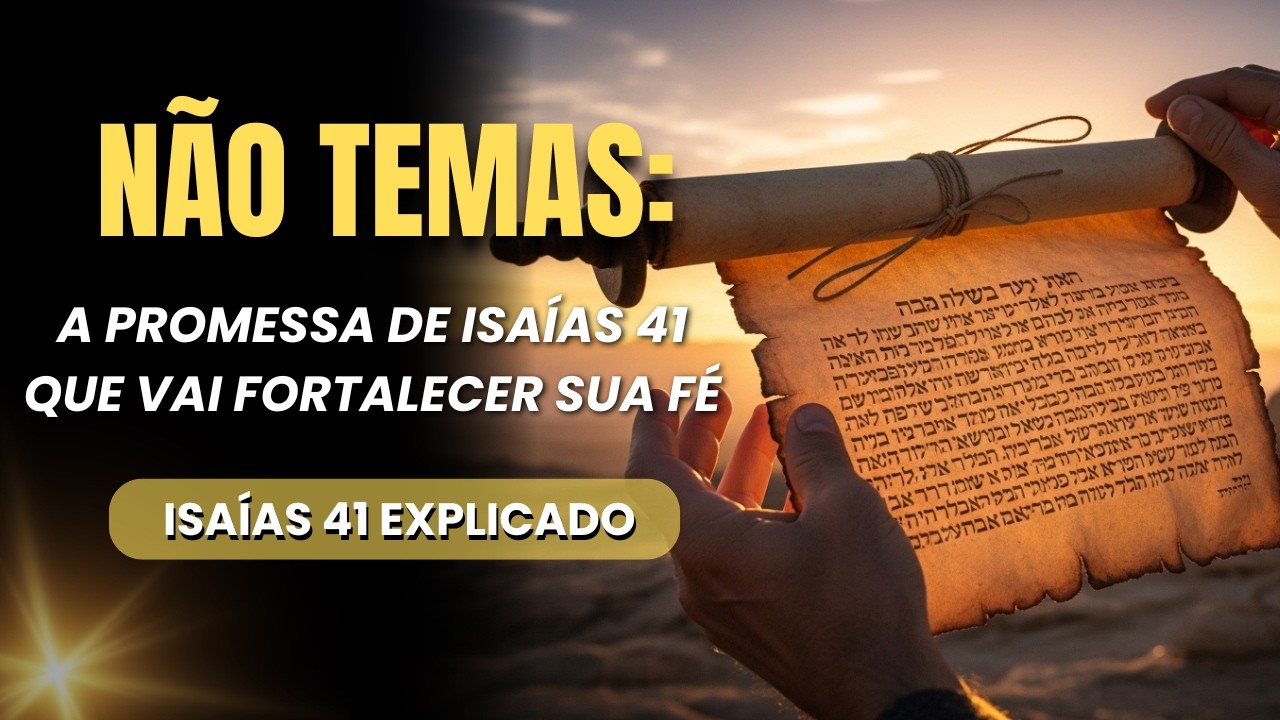 NÃO TEMAS — MESMO QUANDO SUA VIDA PARECE UM DESERTO, DEUS ESTÁ NO CONTROLE | ISAÍAS 41