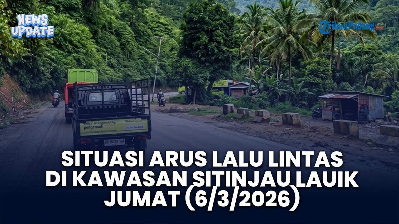 Situasi arus lalu lintas di kawasan Sitinjau Lauik, Kecamatan Lubuk Kilangan, Kota Padang