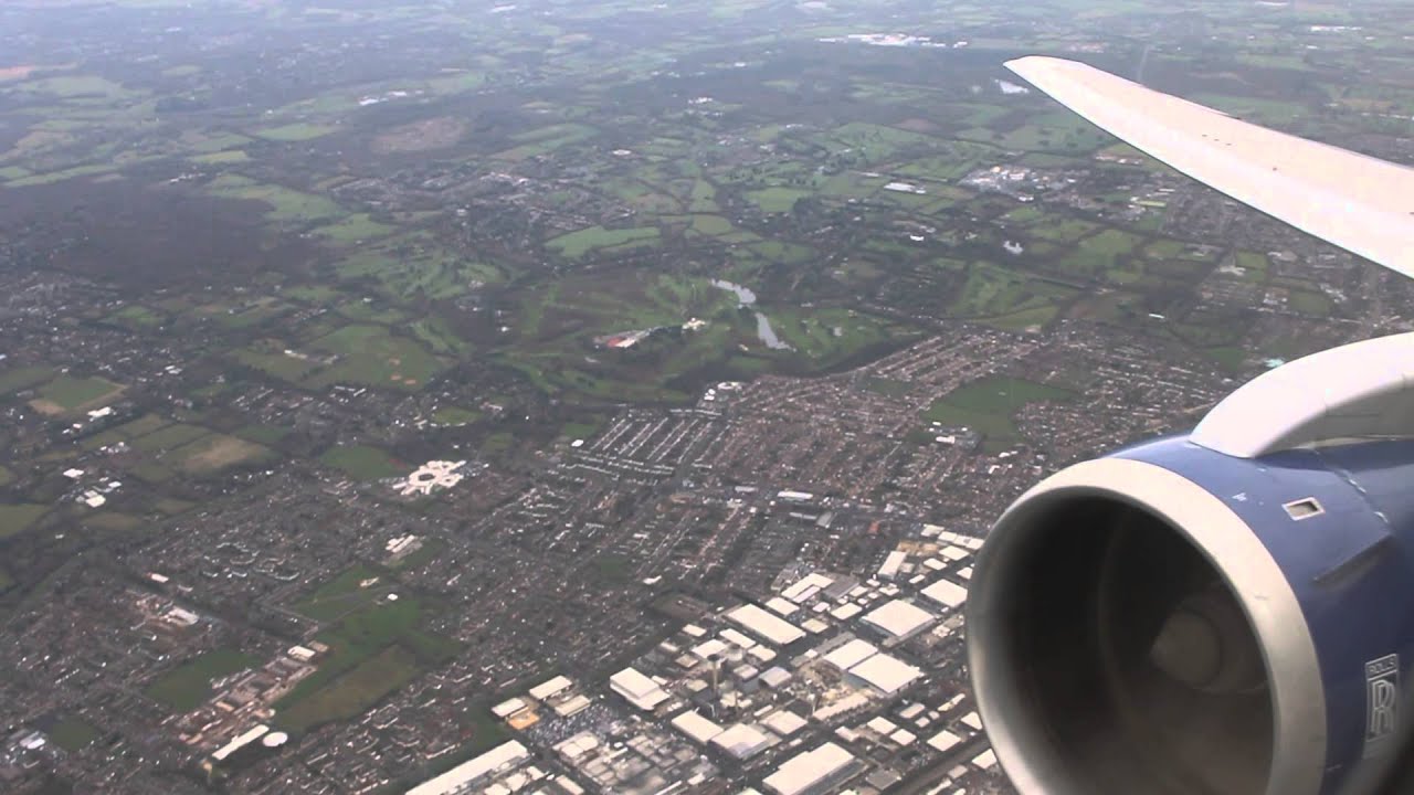 *BAD WEATHER* British Airways B767-300 London Heathrow - Glasgow