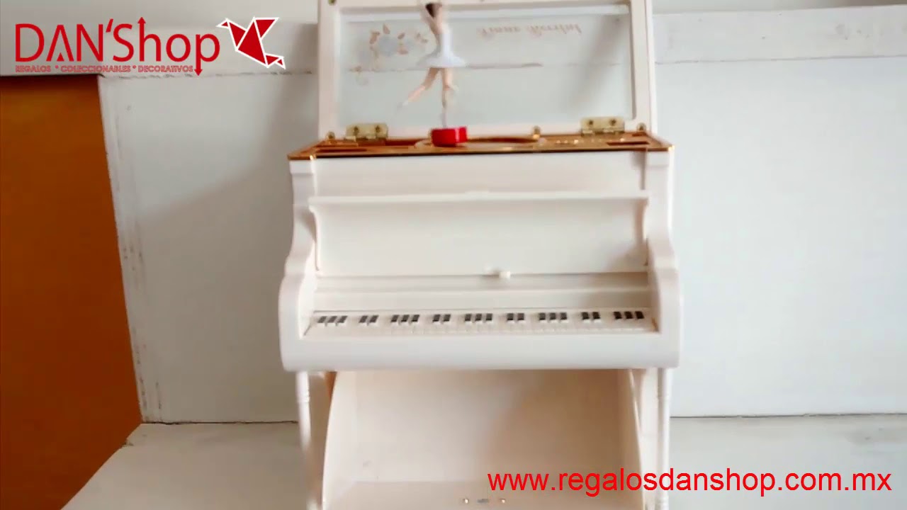 Alhajero Caja Musical de Cuerda Piano Vertical