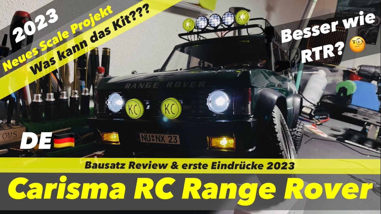 CARISMA RC SCA-1E RANGE ROVER KIT AUFBAU REVIEW 2023 - Mein erstes Scale Projekt inkl Fazit