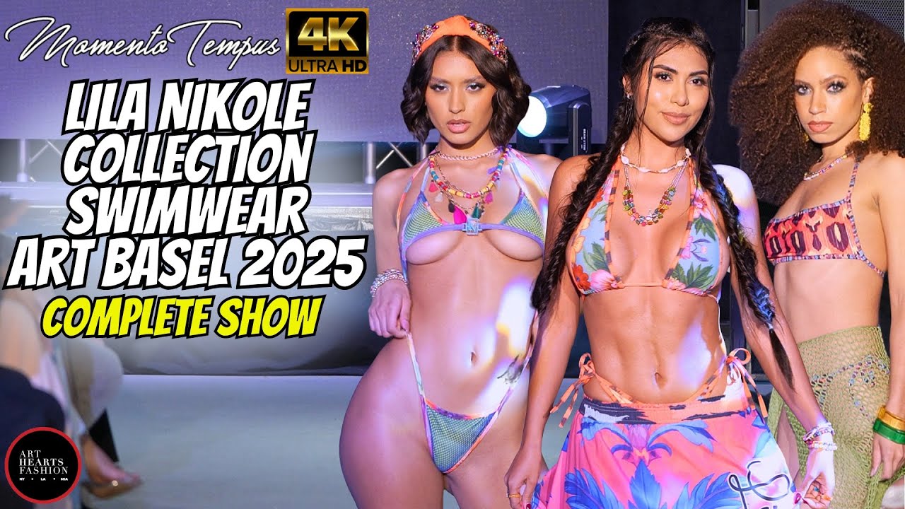 Lila Nikole Collection Swimwear / Art Basel 2025 / Art Hearts Fashion / 4K