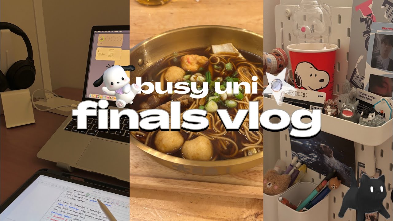 chill days in my life: finals week grind, winter break, reorganizing my room + temu haul, going out