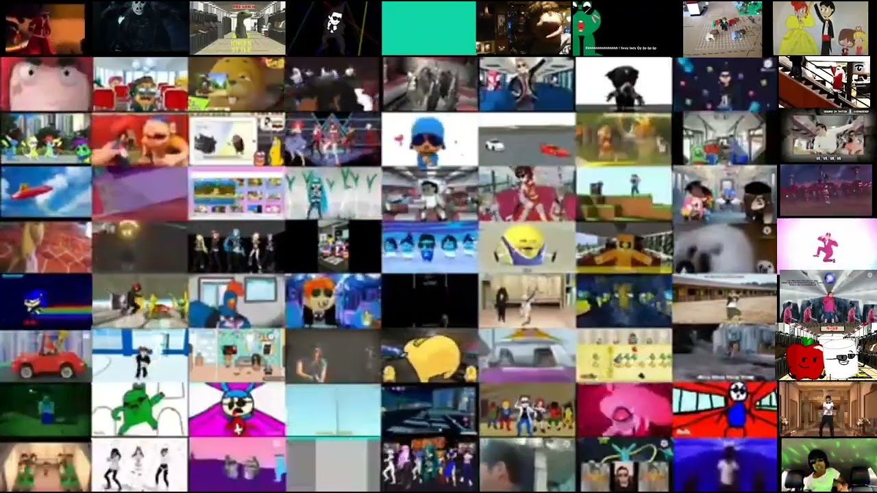 Gangnam Style 81 Animation Parody Mashup