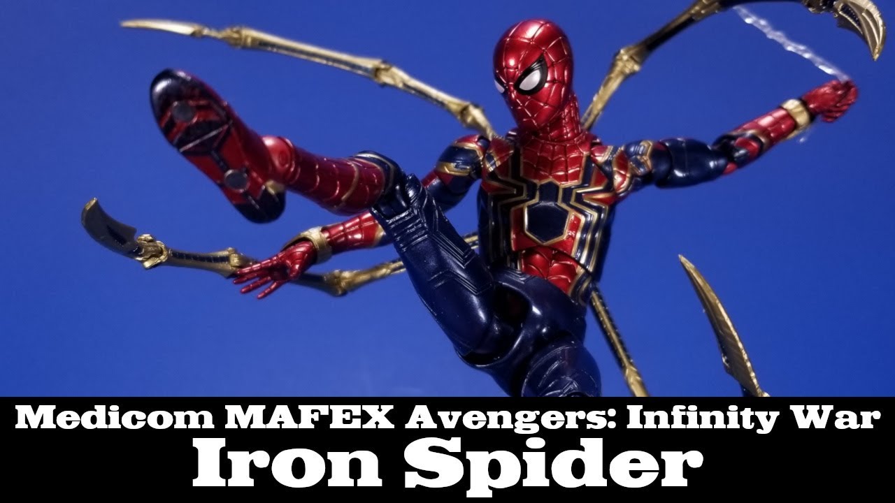 Обзор фигурки MAFEX Железный Паук Человек-Паук Мстители: Война бесконечности (или Финал) от Medicom