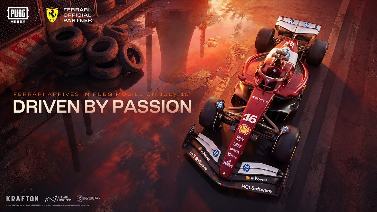 Scuderia Ferrari HP joins the collaboration in PUBG MOBILE｜Official Teaser