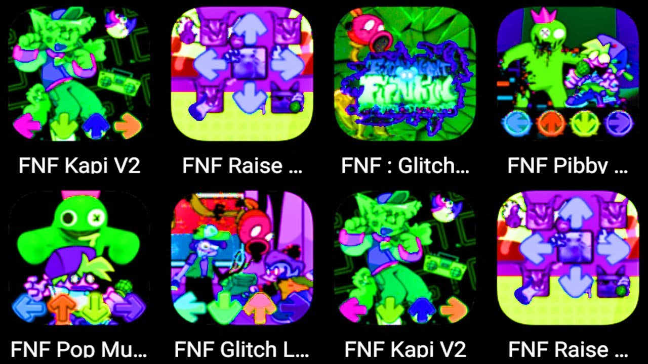 NEW FNF MODS Kapi V2,FNF Raise Mod,FNF Glitch Legend | Kapi Arcade Showdown V2 - Sanctuary
