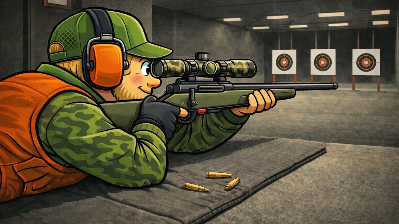 Deaf Hunter Shooter 15 - Beretta BRX1 på skydebanen.