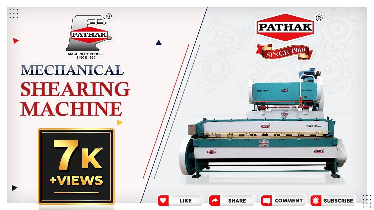 Mechanical Shearing Machine by Pathak Machine tools Pvt Ltd. Howrah, Kolkata.