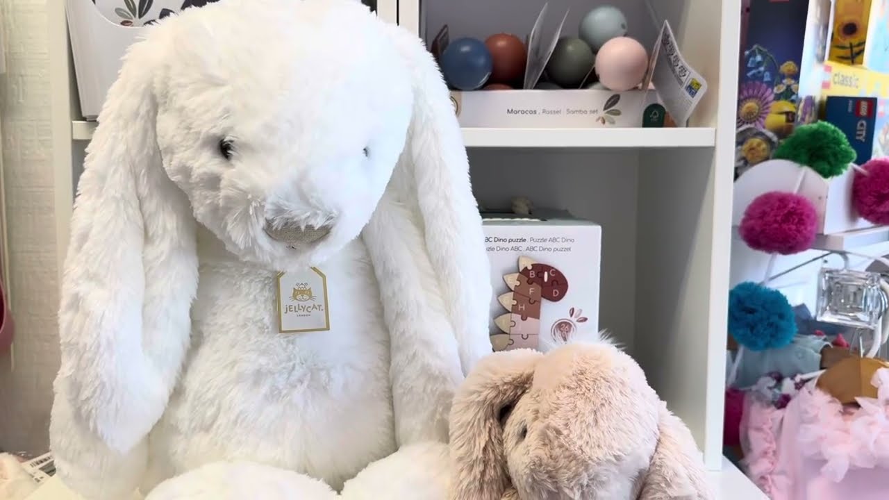 Обзор Jellycat!! Luxe Bunny против Smudge Rabbit!?! Кого бы вы выбрали?
