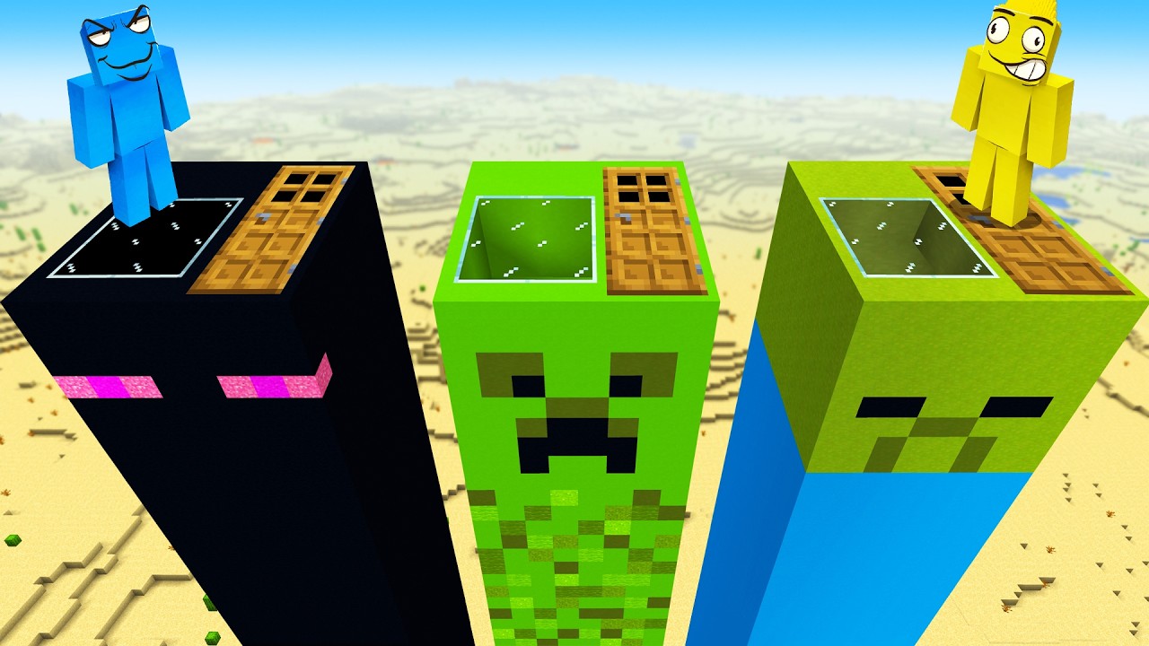 HOUSE INSIDE OF MOBS Challenge in Minecraft!