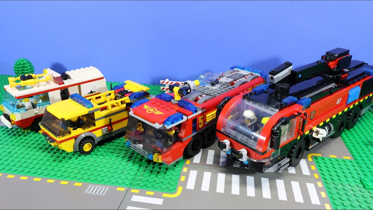 LEGO City Airport Fire Trucks