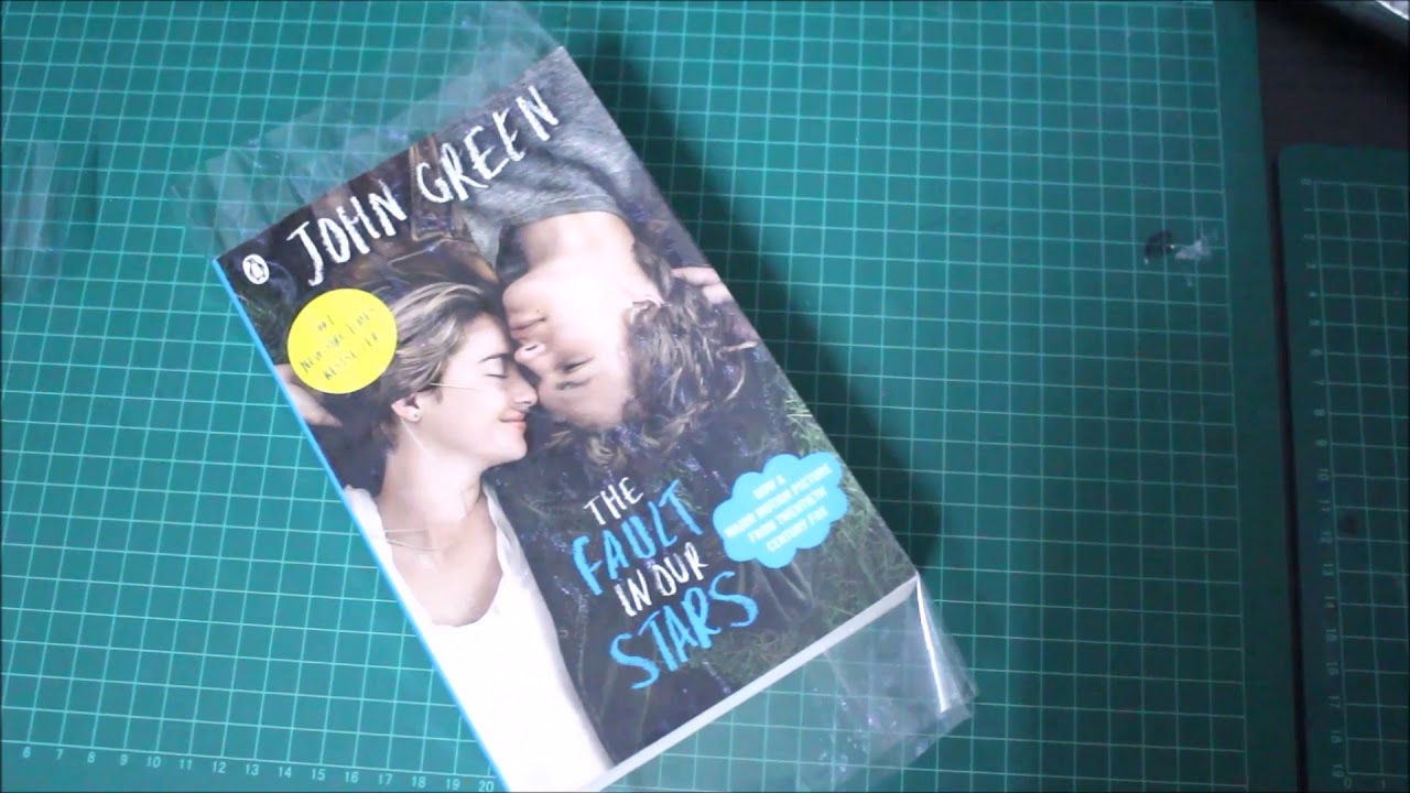 HOW TO WRAP BOOK WITH PLASTIC COVER DIY