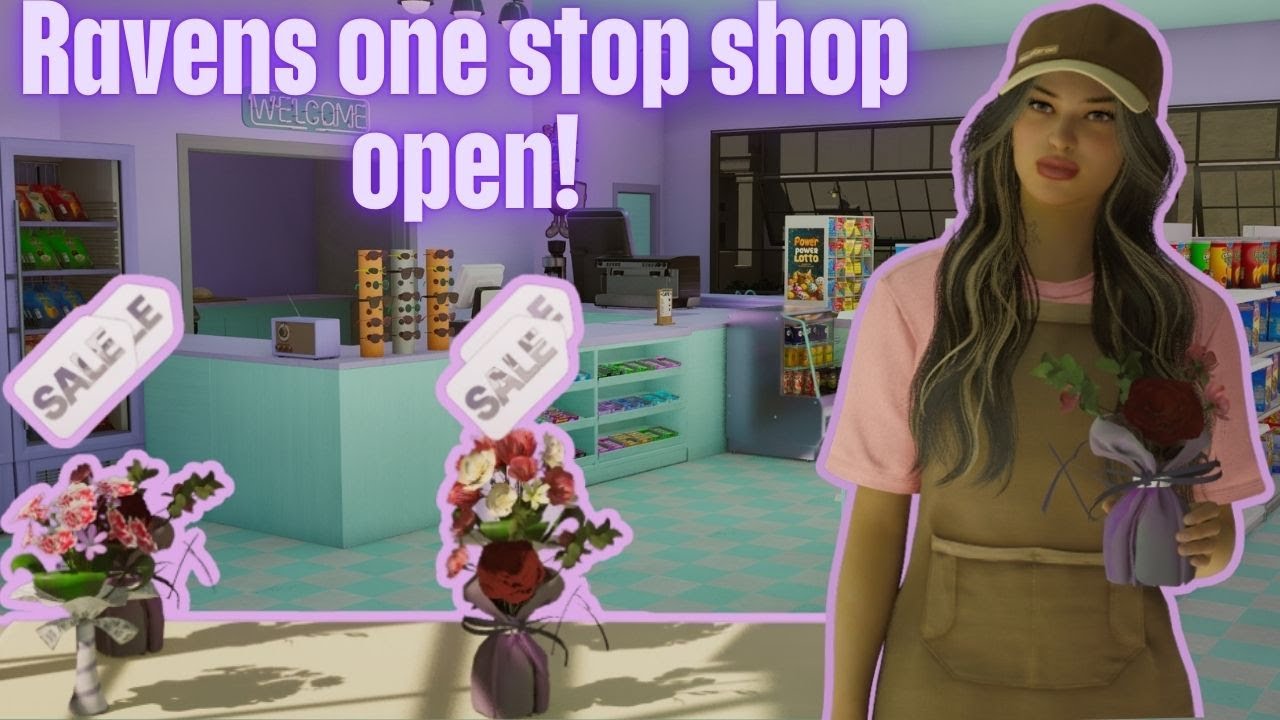 inZOI Gameplay: Can we sell flowers at our business store? Forcing my employee to love Raven!