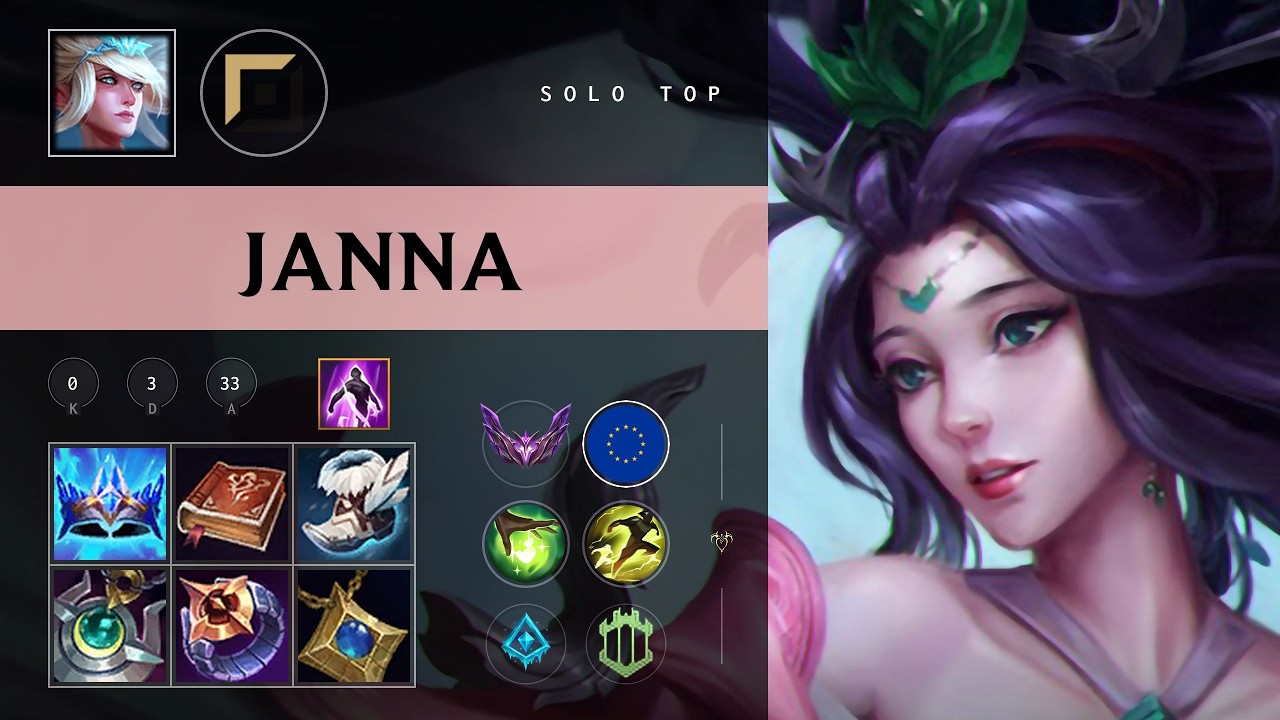 Janna Top vs Naafiri - EUW Master Patch 26.09