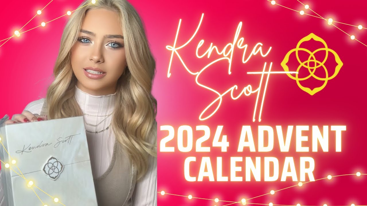 Unboxing Kendra Scott Jewelry Advent Calendar | Holiday Gift Idea 2024 | Luxury Jewelry Haul