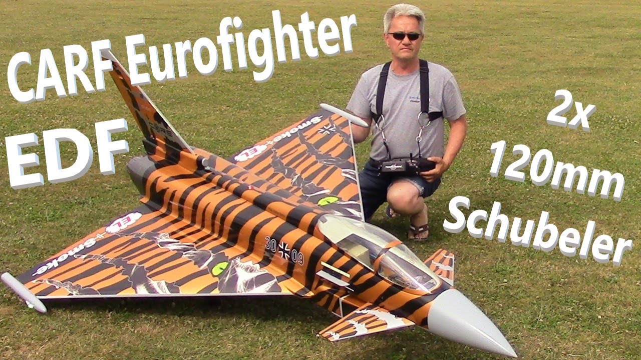 CARF Eurofighter EDF beautifully flown by Gunter over Rheidt