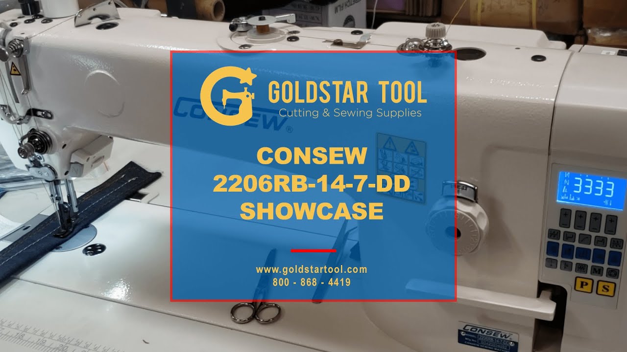 Product Showcase - Consew 2206RB-14-7-DD - Goldstartool.com - 800-868-4419