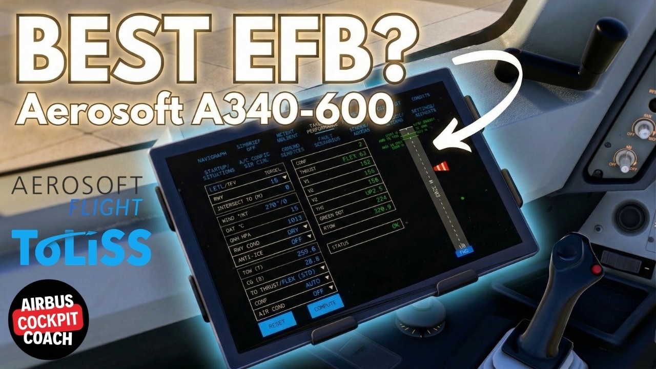 Лучший электронный бортовой журнал в MSFS? Первый взгляд на A340-600 PRO | Microsoft Flight Simul...