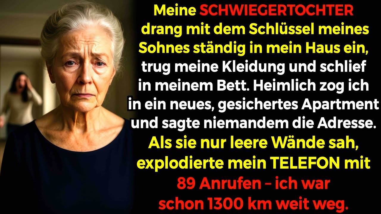 Meine Schwiegertochter kam ungefragt vorbei, also zog ich heimlich aus und ließ sie in Panik zurück.