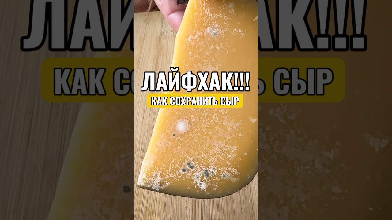 Сыр не будет плесневеть и сохнуть! Все советы в описании #хранениепродуктов #сыр  #сырсплесенью #еда