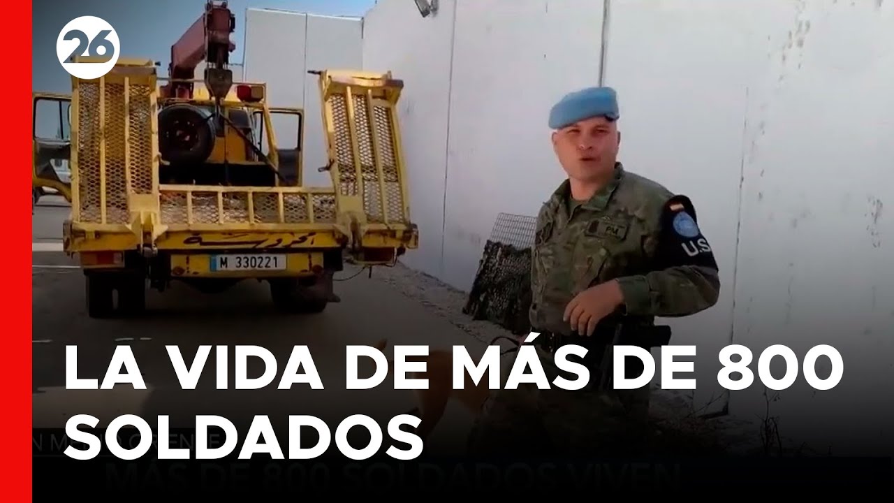 ¿Cómo es vivir en la base española ubicada en el Líbano?