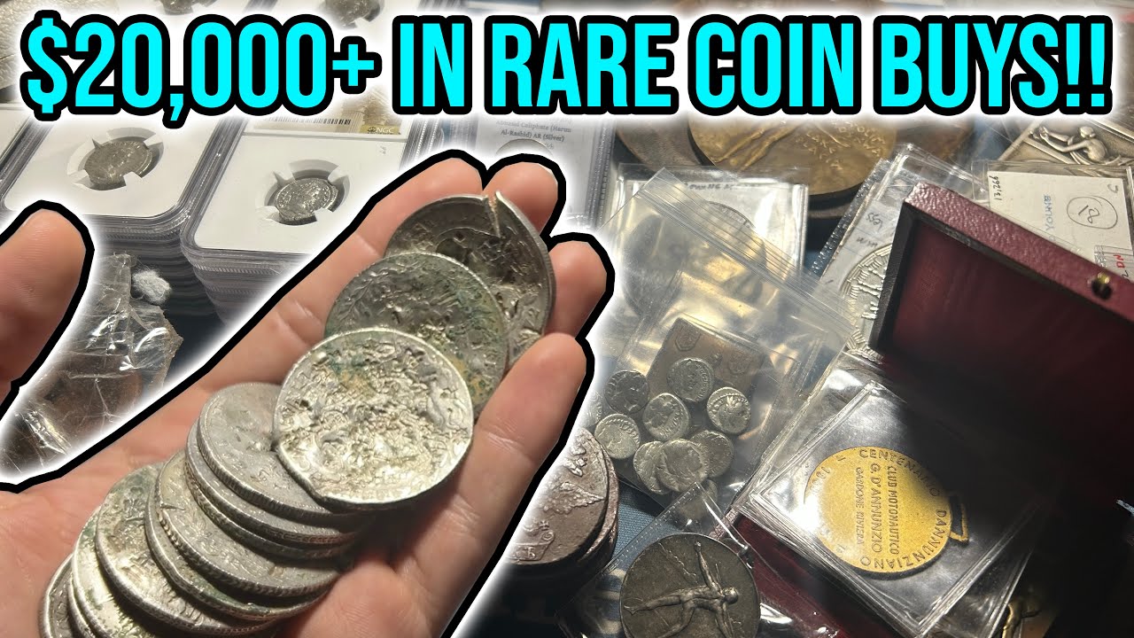 Unboxing OVER $20,000 of Rare Coin Buys - 8 Reale Bonanza, Shipwreck + Hoard Silver, & MORE!!