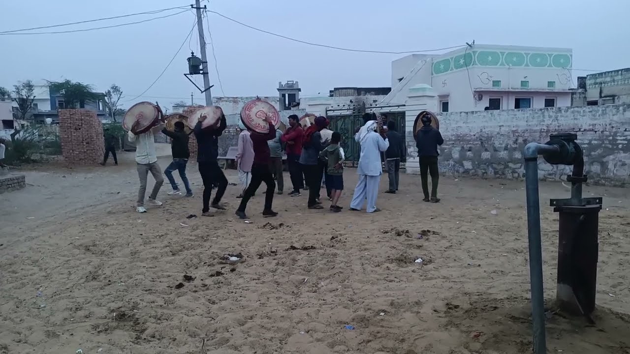 Dhamal ka live video churu 2025
