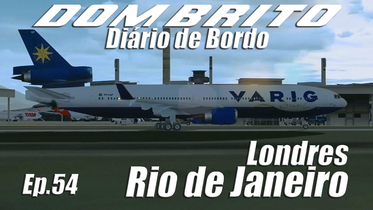 FS2004 - MD-11 Varig - London / Rio de Janeiro (EGLL - SBGL) - Ep.54