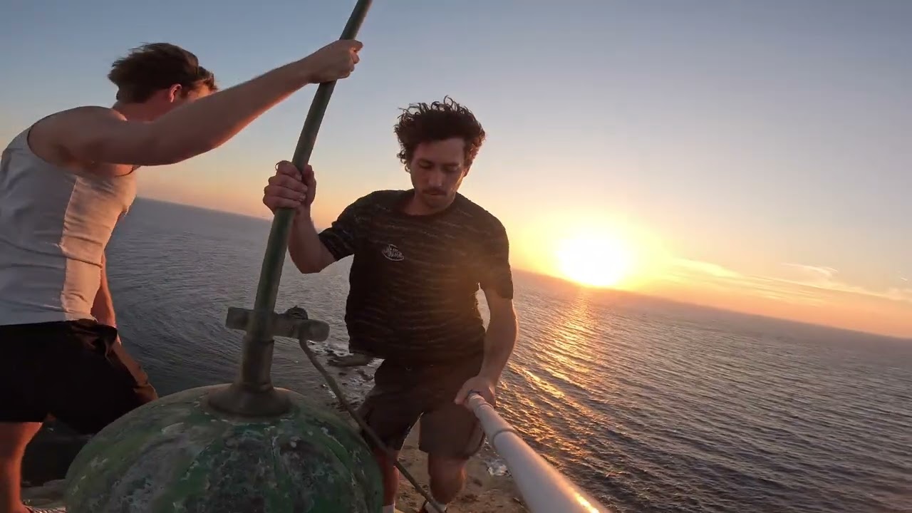 Abandoned Lighthouse on Deserted Greek Island