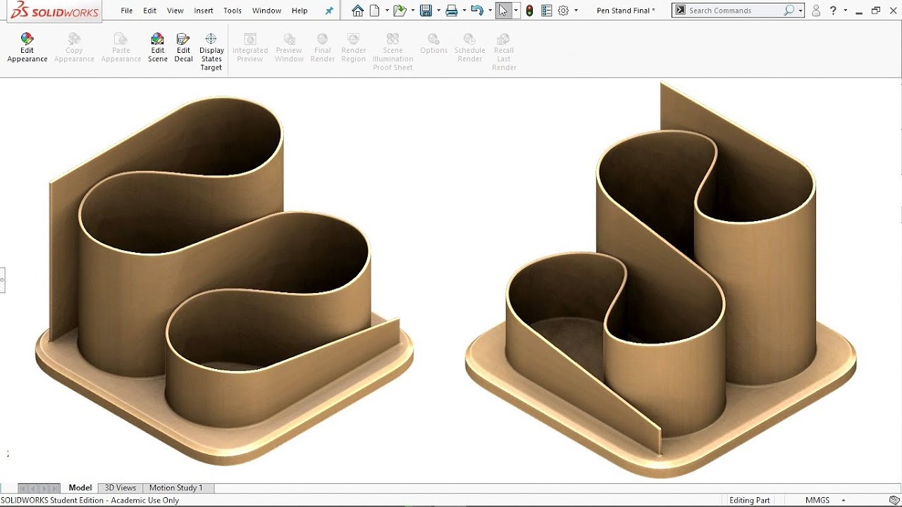 Master SolidWorks | Create an Impressive Pen Stand Design | Ultimate CAD Tutorial for Beginners