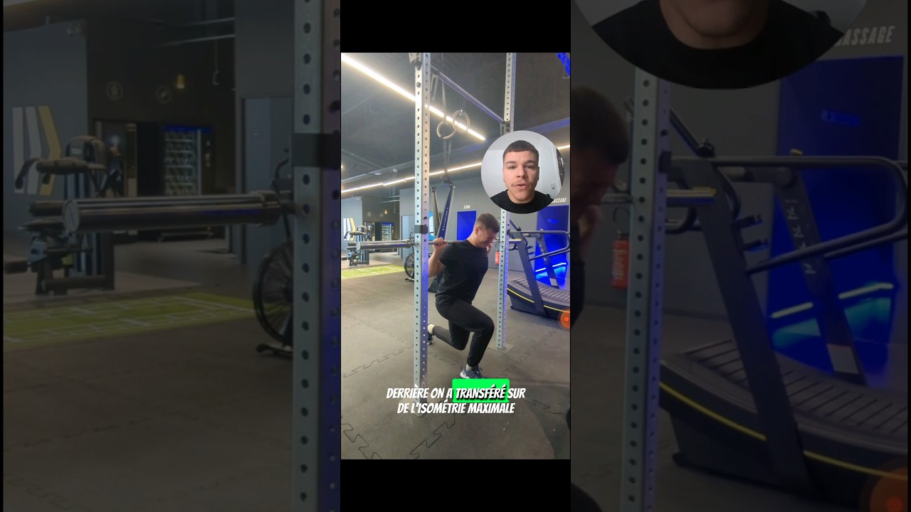 Douleur genou, isométrie maximale 📈🏋️‍♀️💪 