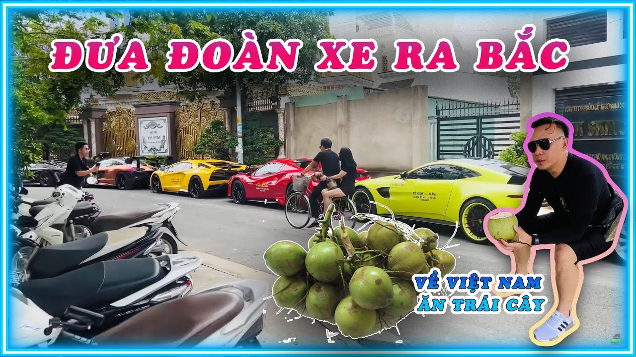 Cùng Khánh Đưa Đoàn Xe Ra Bắc Xong Cả Nhà Về Quê Ăn Trái Cây Ngắm Cảnh
