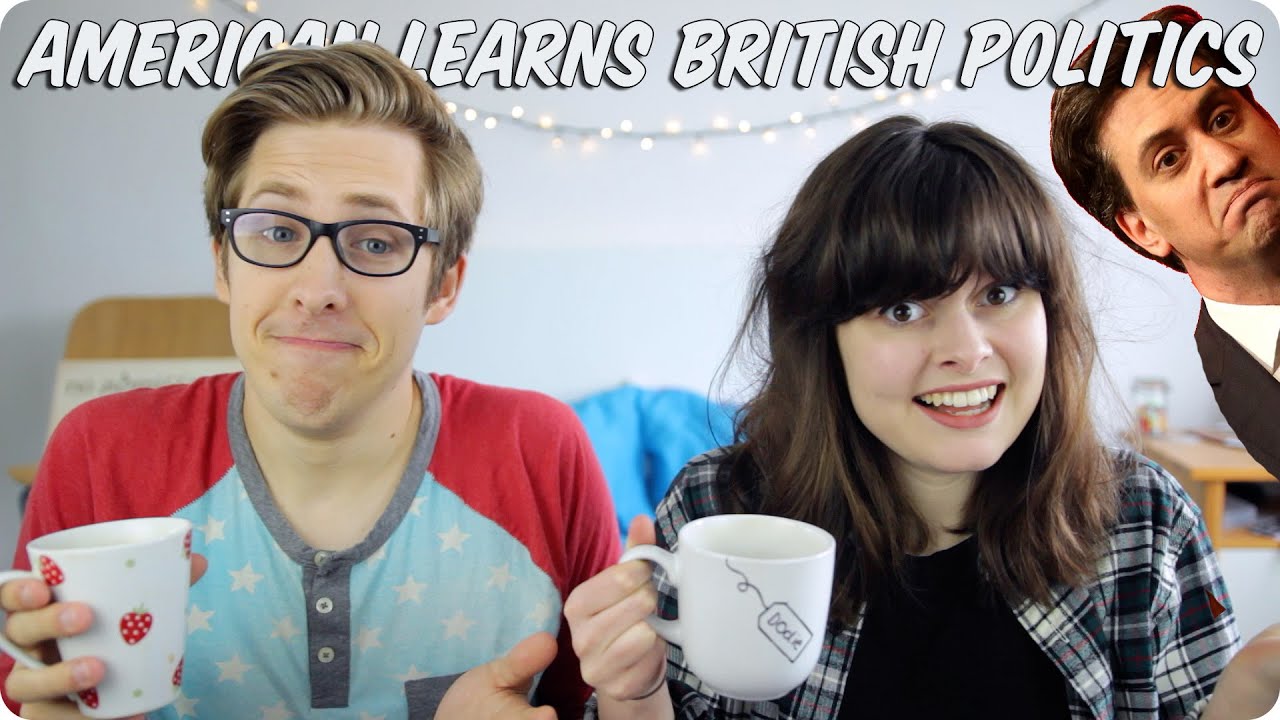 American Learns British Politics! | Evan Edinger & MeowItsLucy