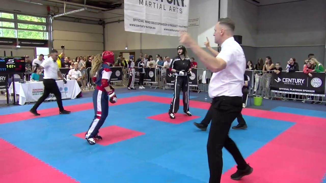 Tirill N&aelig;ss v Melanie Schwarzinger Hungarian Kickboxing World Cup 2025