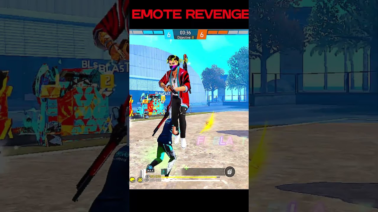 Emote Revenge Unleashed: Free Fire Showdown // #shorts #shortsfeed #ffshorts #FFBLAST #viral