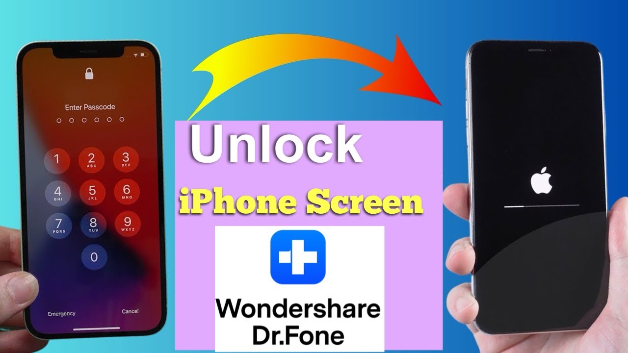How to Unlock iPhone Screen lock/Android without Password with Dr.Fone