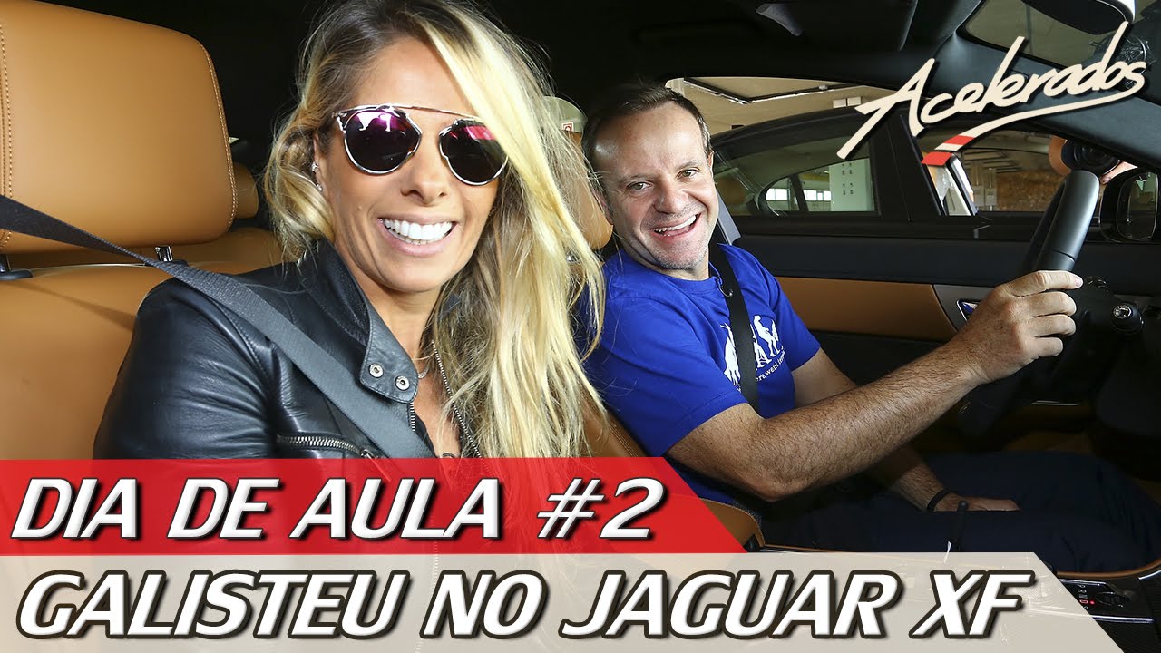 RUBENS BARRICHELLO ENSINA ADRIANE GALISTEU NO JAGUAR XF - DIA DE AULA #2 | ACELERADOS