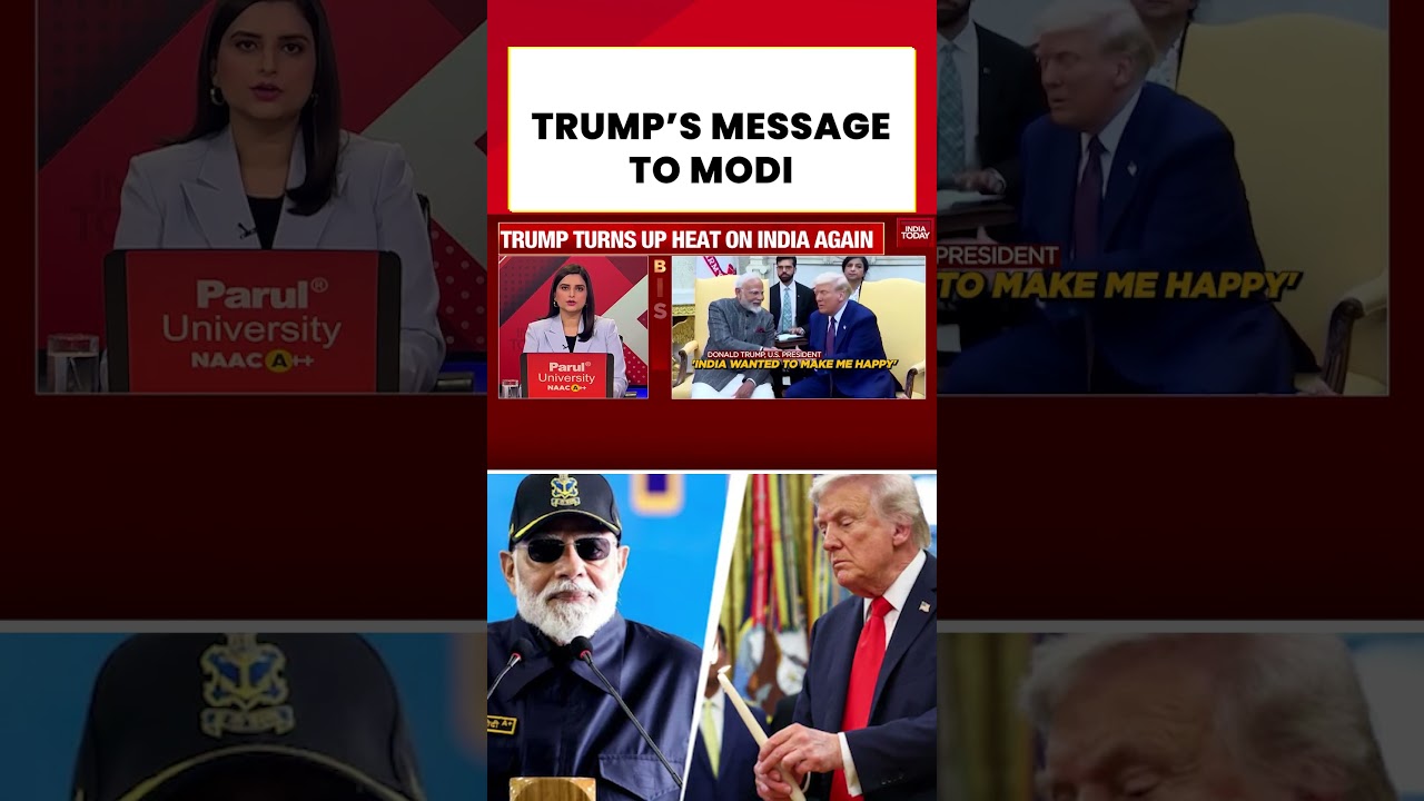 #donaldtrump #pmmodi #oil #tariffs Trump Praises Modi But Issues Strong Warning on Oil